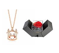 NZVCQVPU Joyas/collares claros de lujo para mujeres, collares, acompañados de buena suerte, fortuna y fortuna, cambian las cosas con los colgantes de las mujeres