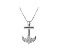 NZVCQVPU Joyas/collares exquisitos collares de ley, collares, implicación cabalgan el viento y las olas a la otra orilla de la felicidad colgantes para mujer, A, Estándar, Estándar