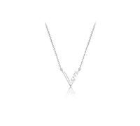 NZVCQVPU Joyas/collares S925 Cadena de colgante de perlas de agua dulce 3-4 mm Round V Shape Fashion All-Match Jewelry Pendants para mujeres Pendientes