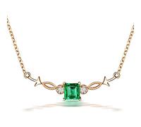 NZVCQVPU Joyería, esmeralda con amarillo 0.29carat vvs2 muy buena cortada de esmeralda piedra de esmeralda