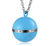 NZVCQVPU Keepsake Steel, Men Urns for Human Adult Necklaces Ball Memorial Locket for with Funnel Kit & Bag