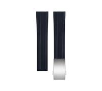 NZVCQVPU Libere la banda de la banda de correa de reloj Fluorine Men and Women FKM Watch Band 18 mm de 19 mm 20 mm 22 mm 22 mm Diseño personalizado Su propio logotipo en la hebilla