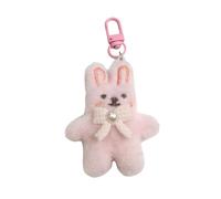 NZVCQVPU Llavero de llaves de llaves de conejos llavero con perlas twew keychain colgante para cualquier edad