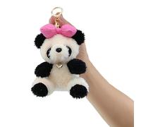 NZVCQVPU Llaves lindas llaves de animales encanto llaves lindas llaves de forma de panda empotrante peleadora y mochilas de dibujos animados llavero panda