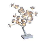 NZVCQVPU Luz nocturna inteligente para niños y niñas, recargable, USB, de fibra óptica, árbol de flores, decoración de escritorio