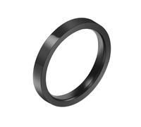NZVCQVPU Mens Ring Custom Engraving Rings for Mens Stainless Steel,Round Polished 3MM Men Ring Black Simple Rings for Men
