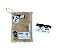 NZVCQVPU Miniatura con cremallera con el titular del llavero Transparentes Idol Photo Keeper Keychain Card portátil Manga Manga Bag Bag Entermidad