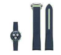 NZVCQVPU Omega X Joint Moon Celestial Sports 20 mm Watch Strap End Watches Band New Silicone Watchbands