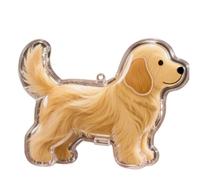 NZVCQVPU Pet Hair Memorial Repakeskes Keychain Forma Figurina Furra Caja Collector Bag Clear Charm Accesorios Regalos de mascotas Partido de llavero
