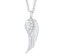 NZVCQVPU Punk Hiphop Angel Wing Collar para mujeres Men, collares de ala chapada - Celtic Nordic Angel Wings Collar colgante, Collares de ángeles para hombres Valentín s Valentín s