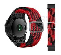 NZVCQVPU Smart Watch Braided Stretch Nylon Band For Fenix 7 7X 6 6X Pro 5 5X Plus 3 3HR D2 Epix 22 26MM Wristband Straps Correa
