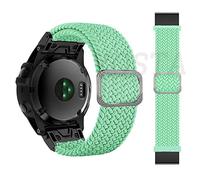 NZVCQVPU Smart Watch Braided Stretch Nylon Band For Fenix 7 7X 6 6X Pro 5 5X Plus 3 3HR D2 Epix 22 26MM Wristband Straps Correa