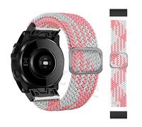 NZVCQVPU Smart Watch Braided Stretch Nylon Band For Fenix 7 7X 6 6X Pro 5 5X Plus 3 3HR D2 Epix 22 26MM Wristband Straps Correa