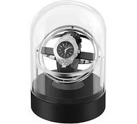 NZVCQVPU Veninador automático Vinper de Reloj Single Boder Motor Rotado 360 Grados Cubierta de Vidrio Transparente Hermoso Paisaje