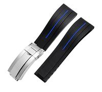 NZVCQVPU Watch Strap With Folding Buckle Band Sport 20mm 21mm Mens Wristwatches Bracelet