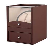 NZVCQVPU Winder Winders - Caja de almacenamiento automática de doble bobinadora, caja de almacenamiento 2+2, caja de bobinado de almacenamiento, reloj con bobinadores, 2 soportes, caja mecánica de