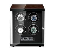NZVCQVPU Winder Winders for 4 Automatic with Ultra-Quiet Motors Built-in LED Illumination and LCD Touchscreen Control Multiple Rotation Modes Atmosphere Winder