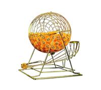 NZVZGKTNTW Máquina De Bingo, Máquinas De Lotería Manuales, Sorteo De Números De La Suerte, Ideal For Juegos De Grupos Grandes, Fiestas Y Eventos Promociones En Supermercados(Gold)