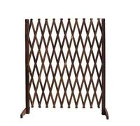 NZVZGKTNTW Valla De Enrejado De Jardín De Madera Expandible For Plantas, Pantalla Decorativa Y Puerta For Mascotas, Panel De Cerca Retráctil Y Portátil(126 * 30cm)