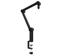 NZXT Boom Arm Mini - AP-BOOMS-B1 - Brazo de brazo de micrófono pequeño para transmisión, creación de contenido, podcasting y grabación - Canal de cable cubierto - Compatibilidad universal - Negro