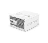 NZXT C1000 Gold ATX 3.1 - Fuente de alimentación para PC Gaming Totalmente Modular de bajo Ruido - 1000 W - 80 Plus Gold - Conector 2×6 de 12 V - Condensadores 100% japoneses - Blanco