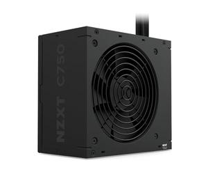 NZXT C750 Bronze ATX 3.1 - Fuente Alimentación 750W No Modular | PSU 750W 80 PLUS Bronze ATX 3.1 con conector nativo 12V-2x6. Energía fiable para montajes de gaming principales.