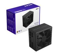 NZXT C750 Gold Core - Fuente de alimentación ATX 3.1 750 W - 80 Plus Gold - Cybenetics Platinum - Totalmente Modular - PCIe 5.1 300 W 12 V-2 x6 - Ventilador Cero RPM - Condensadores 105 °C - Negro