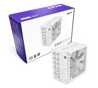 NZXT C850 Gold ATX 3.1 - Fuente de alimentación para Juegos de PC Totalmente Modular de bajo Ruido - 850 vatios - 80 Plus Gold - Conector 12V-2x6 - Modo Ventilador Cero - Condensadores 100% japoneses