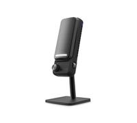 NZXT Capsule Elite - Micrófono de Condensador USB prémium para Gaming, Streaming, podcasting y grabación - Sonido Estudio - Diseño multiposición - Software DTS - Iluminación RGB - Negro