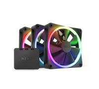 NZXT F120 RGB negro | Pack de 3 ventiladores de 120mm para caja