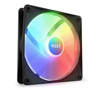 NZXT F140 RGB Core - RF-C14SF-B1 - Ventilador RGB de 140 mm montado en hub - 8 ledes controlables individualmente - Presión estática alta y flujo de aire - Funcionamiento silencioso - Negro