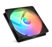 NZXT F140 RGB Core - RF-C14SF-B1 - Ventilador RGB de 140 mm montado en hub - 8 ledes controlables Individualmente - Presión estática Alta y Flujo de Aire - Funcionamiento silencioso - Negro