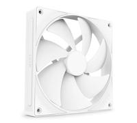NZXT F140P | Ventilador de presión estática para Caja de PC de 140 mm | Ideal para radiadores y disipadores | Alta presión estática | Entrada Trasera biselada | Bajo Ruido | Control PWM | Blanco