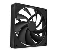 NZXT F140Q | Ventilador Silencioso de 140 mm para Caja de PC | Entrada o Salida de Aire | Marco Biselado | Rodamientos Dinámicos Fluidos | Control PWM | Negro