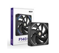 NZXT F140X Ventilador Rendimiento - 140mm PWM RGB PC - Flujo & presión máx - Bajo ruido - Marco & aspas LCP - Rodamiento magnético fluido - Grosor 30mm - Negro