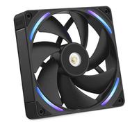 NZXT F140X Ventilador Rendimiento - 140mm PWM RGB PC - Flujo & presión máx - Bajo ruido - Marco & aspas LCP - Rodamiento magnético fluido - Grosor 30mm - Negro