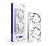 Ventilador NZXT F240X Perfomance RGB Single-Frame Blancas - Duplo Ventílador 120mm (240mm)