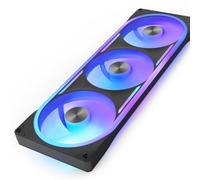 NZXT F420U Ultra - Ventilador RGB Multizona Marco Único 420mm - Negro | Unidad Ultra de marco único de 420mm con tres ventiladores de 140mm y RGB multizona. Ultrasilenciosa, premium, RGB con CAM.