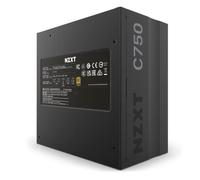 NZXT Fuente de alimentación C750 - PA-7G1BB-UK - Fuente de alimentación de 750 W - Certificado 80+ Gold - Totalmente Modular - Cables revestidos - PSU ATX Gaming