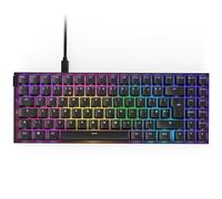 NZXT Función 2 MiniTKL | Teclado óptico compacto sin teclas 2024 | RGB iluminado | Velocidad de sondeo de 8K | Interruptores ópticos lineales | Actuación ajustable | Intercambiable en caliente | Negro