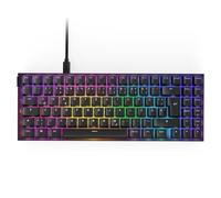 NZXT Function 2 MiniTKL 2024 - Teclado óptico para juegos compacto sin teclas - RGB - RGB iluminado - Frecuencia de consulta 8K -Conmutadores ópticos lineales-Clic ajustable-Hot-Swap-Negro DE (QWERTZ)