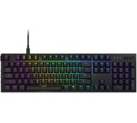 NZXT Function 2022 - Teclado mecánico Gaming para PC - Iluminado - Interruptor RGB Lineal - Interruptores compatibles MX - Hot Swap - Cubierta de Aluminio Resistente - Negro DE (QWERTZ)