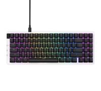 NZXT Function Mini TKL - 2022 - Teclado mecánico para Juegos PC - Iluminado - Interruptor RGB Lineal - Interruptores compatibles MX - Hot Swap - Cubierta de Aluminio - Blanco EN (QWERTY)