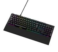 NZXT Function Teclado mecánico Gamer para PC - Iluminante - Conmutadores RGB lineales compatibles MX intercambiables en caliente - Teclado Gamer - Negro ES (AZERTY)