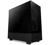NZXT H5 Elite Caja PC Gaming Mid-Tower Premium ATX | Doble Panel de Cristal Templado | Panel Frontal E/S Puerto USB de Tipo C | Iluminación RGB integrada | Color Negro | CC-H51EB-01