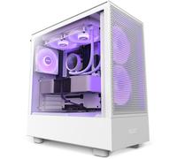 NZXT H5 Flow RGB Midi Tower Cristal Templado USB-C Blanca