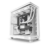 Torre ATX NZXT H6 Flow Blanca Cristal Templado