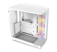 NZXT H6 Flow RGB - Caja PC ATX Compacta Doble Cámara - Blanco