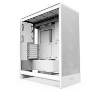 NZXT H7 Flow, 2024 Semitorre ATX Flujo de Aire, Admite 3 Ventiladores Inferiores 120 mm para gráfica, con 3 Ventiladores Frontales 120 mm, Admite radiador Frontal 420 mm, Blanco