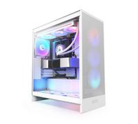 NZXT H7 Flow RGB 2024 Cristal Templado USB 3.2 Blanco